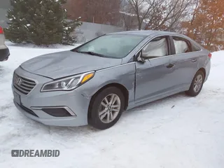 2017 Hyundai Sonata 2.4L with VIN 5NPE24AF6HH533771, listed as a IAAI auction lot 41179431 with 76,597 mi miles and . Bid and sale history available at carsss.com. Image 17.