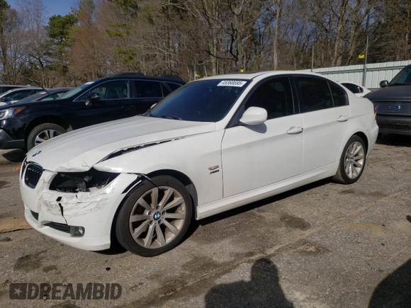 2011 BMW 3 Series 328i xDrive with VIN WBAPK5C5XBA995149, listed as a Copart auction lot 45368695 with 119,325 mi miles and Salvage Title. Bid and sale history available at carsss.com. Image 1.