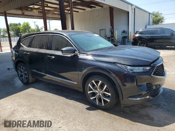 2022 Acura MDX w/Technology Package with VIN 5J8YE1H44NL005470, listed as a Copart auction lot 57037574 with 31,550 mi miles. Bid and sale history available at carsss.com. Image 4.