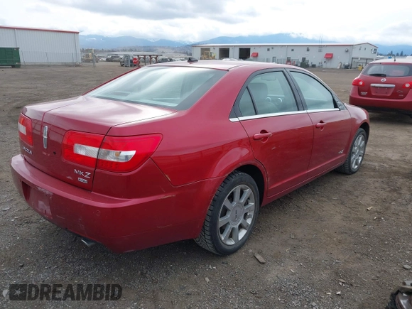 2008 Lincoln MKZ with VIN 3LNHM28T38R605767, listed as a IAAI auction lot 41773715 with 72,417 mi miles. Bid and sale history available at carsss.com. Image 4.