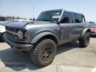 2022 Ford Bronco with VIN 1FMEE5DP6NLB38204, listed as a Copart auction lot 60148575 with 95,357 mi miles and Salvage title. Bid and sale history available at DreamBid. Image 1.