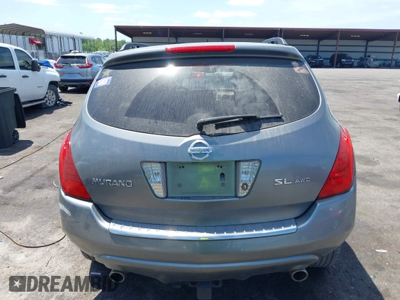 2006 Nissan Murano SL z VIN JN8AZ08W66W501231, wystawiony jako IAAI lot #42168902 z przebiegiem 144 529 mil mil oraz . Historia ofert i sprzedaży dostępna na DreamBid. Obrazek 16.