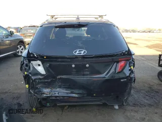 2024 Hyundai Tucson SEL with VIN 5NMJBCDE7RH416985, listed as a Copart auction lot 49323035 with 7,450 mi miles and Salvage Title. Bid and sale history available at carsss.com. Image 6.