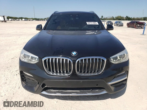 2019 BMW X3 sDrive30i with VIN 5UXTR7C54KLF29442, listed as a Copart auction lot 52731485 with 110,205 mi miles and Clean Title. Bid and sale history available at DreamBid. Image 5.