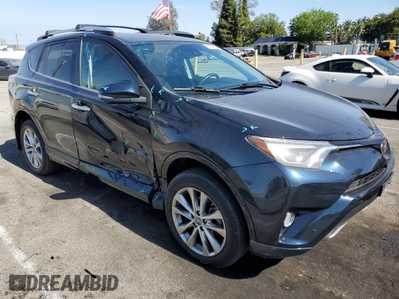 2017 Toyota RAV4 Limited with VIN 2T3DFREV5HW574805, listed as a Copart auction lot 57156025 with 23,150 mi miles and Salvage title. Bid and sale history available at DreamBid. Image 4.
