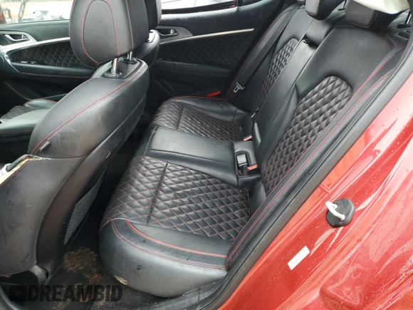 2019 Genesis G70 3.3T Advanced with VIN KMTG34LEXKU021830, listed as a Copart auction lot 85062154 with 81,475 mi miles and Salvage Title. Bid and sale history available at carsss.com. Image 10.