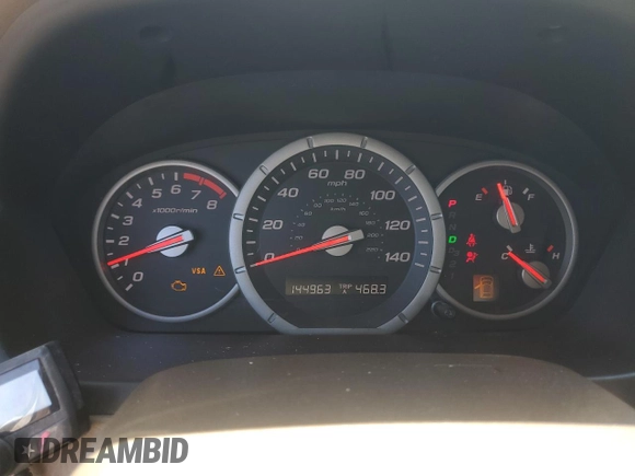 2008 Honda Pilot EX-L with VIN 5FNYF28758B010728, listed as a Copart auction lot 54992515 with 144,963 mi miles and Salvage Title. Bid and sale history available at DreamBid. Image 9.