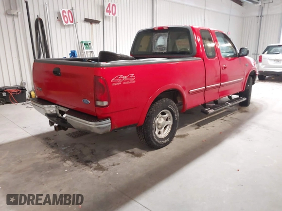 1997 Ford F-150 XL with VIN 1FTEX18L7VKD72386, listed as a IAAI auction lot 41667913 with 168,813 mi miles. Bid and sale history available at carsss.com. Image 4.