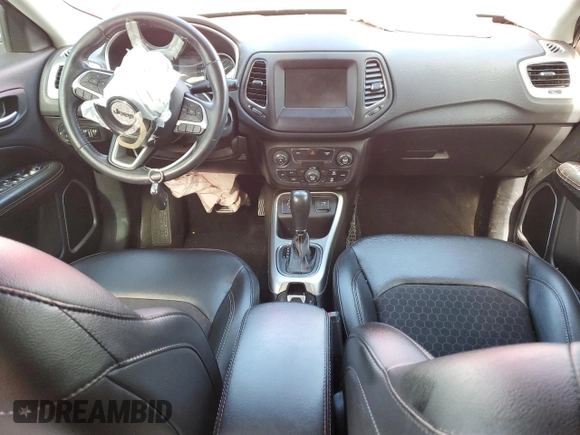 2019 Jeep Compass Altitude with VIN 3C4NJCBB6KT833200, listed as a Copart auction lot 48012385 with 59,212 mi miles and Salvage title. Bid and sale history available at DreamBid. Image 8.