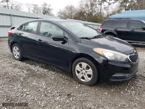 2015 Kia Forte LX with VIN KNAFK4A6XF5409260, listed as a Copart auction lot 42457155 with 197,145 mi miles and Salvage Title. Bid and sale history available at carsss.com. Image 4.