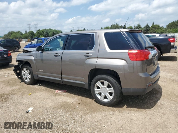 2010 GMC Terrain SLE-1 with VIN 2CTALBEWXA6276087, listed as a Copart auction lot 62078465 with 122,010 mi miles and Salvage title. Bid and sale history available at DreamBid. Image 2.
