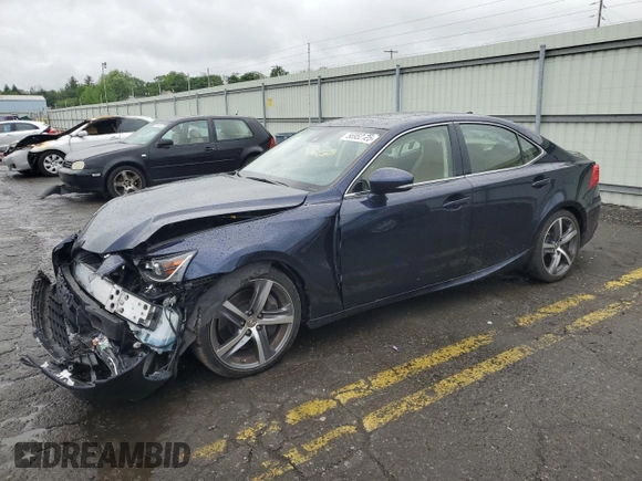 2017 Lexus IS 300 with VIN JTHCM1D26H5025811, listed as a Copart auction lot 56952125 with 49,627 mi miles and Salvage title. Bid and sale history available at DreamBid. Image 1.