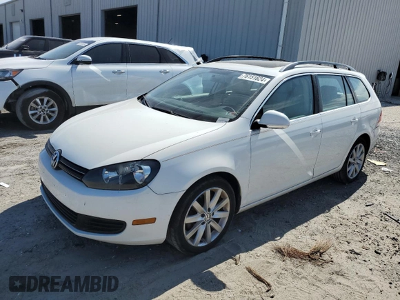 2012 Volkswagen Jetta SportWagen TDI w/Sunroof & Nav with VIN 3VWPL7AJ2CM603777, listed as a Copart auction lot 76151624 with 140,569 mi miles and Non Repairable. Bid and sale history available at carsss.com. Image 1.