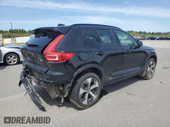 2023 Volvo XC40 Plus Dark Theme with VIN YV4L12UW6P2004151, listed as a Copart auction lot 56664765 with 9,335 mi miles and Salvage title. Bid and sale history available at DreamBid. Image 3.