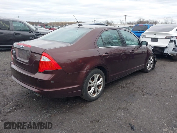 2012 Ford Fusion SE with VIN 3FAHP0HA5CR140714, listed as a IAAI auction lot 41742205 with 116,952 mi miles and . Bid and sale history available at carsss.com. Image 4.