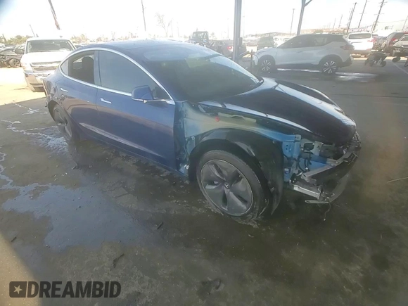 2020 Tesla Model 3 Standard Range Plus with VIN 5YJ3E1EA7LF705907, listed as a Copart auction lot 48765145 with 104,479 mi miles and Salvage Title. Bid and sale history available at DreamBid. Image 11.