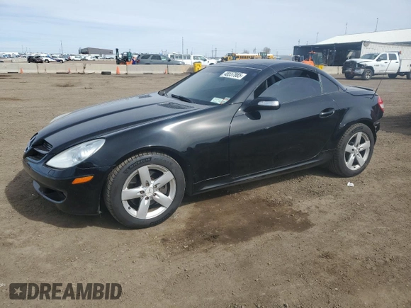 2006 Mercedes-Benz SLK-Class 3.0L with VIN WDBWK54F06F121731, listed as a Copart auction lot 48557885 with 99,383 mi miles and Salvage Title. Bid and sale history available at carsss.com. Image 1.