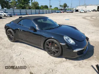 2016 Porsche 911 Carrera with VIN WP0CA2A91GS141239, listed as a Copart auction lot 72126274 with 55,341 mi miles and Salvage Title. Bid and sale history available at carsss.com. Image 4.