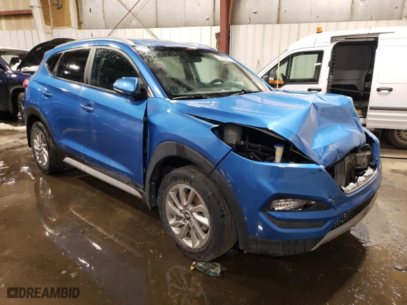 2017 Hyundai Tucson Sport with VIN KM8J3CA25HU518506, listed as a Copart auction lot 52962665 with 36,284 mi miles and Salvage Title. Bid and sale history available at carsss.com. Image 4.