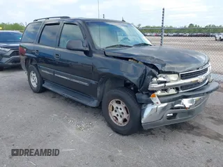 2005 Chevrolet Tahoe LS with VIN 1GNEC13V35R263104, listed as a IAAI auction lot 41918482 with 208,520 mi miles and . Bid and sale history available at DreamBid. Image 1.