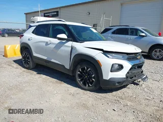2023 Chevrolet TrailBlazer LT with VIN KL79MPSL9PB005849, listed as a IAAI auction lot 41666651 with 46,882 mi miles. Bid and sale history available at carsss.com. Image 1.