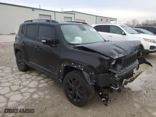 2017 Jeep Renegade Altitude with VIN ZACCJABH0HPG05936, listed as a Copart auction lot 86924814 with 0 mi miles and Salvage Title. Bid and sale history available at carsss.com. Image 4.