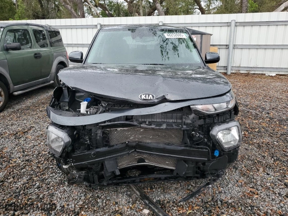 2021 Kia Soul EX with VIN KNDJ33AU9M7742148, listed as a Copart auction lot 48252695 with 34,885 mi miles and Salvage Title. Bid and sale history available at carsss.com. Image 5.