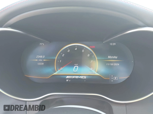 2021 Mercedes-Benz C with VIN W1KWF8HB8MR618414, listed as a IAAI auction lot 40879458 with 12,235 mi miles and . Bid and sale history available at DreamBid. Image 7.