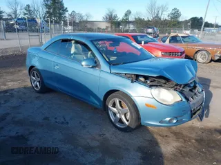 2007 Volkswagen Eos 2.0T with VIN WVWDA71F67V018252, listed as a IAAI auction lot 41853572 with 187,934 mi miles and . Bid and sale history available at DreamBid. Image 1.