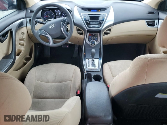 2013 Hyundai Elantra GLS с VIN 5NPDH4AEXDH319085, выставлен на аукционе Copart как лот 58473355 с пробегом 141 017 миль миль и Списание • Salvage title. История ставок и продаж доступна на DreamBid. Изображение 8.