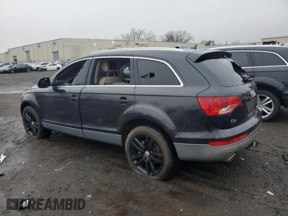 2008 Audi Q7 4.2L Premium with VIN WA1BV74LX8D027406, listed as a Copart auction lot 47943195 with 0 mi miles and Salvage Title. Bid and sale history available at carsss.com. Image 2.