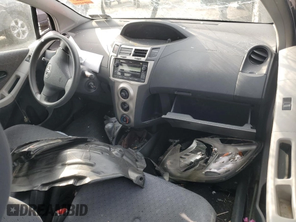 2011 Toyota Yaris with VIN JTDJT4K3XB5334522, listed as a Copart auction lot 41404045 with 0 mi miles and Salvage Title. Bid and sale history available at carsss.com. Image 8.