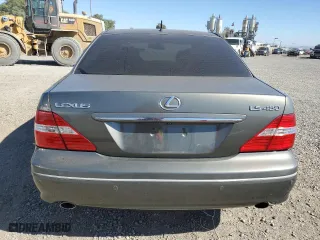 2005 Lexus LS 430 with VIN JTHBN36FX55028176, listed as a Copart auction lot 67345234 with 198,306 mi miles and Salvage Title. Bid and sale history available at carsss.com. Image 6.