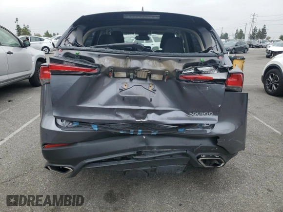 2019 Lexus NX 300 with VIN JTJYARBZ5K2119280, listed as a Copart auction lot 62200205 with 131,286 mi miles and Salvage title. Bid and sale history available at DreamBid. Image 6.