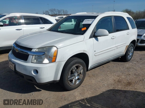 2008 Chevrolet Equinox LT with VIN 2CNDL43FX86010565, listed as a IAAI auction lot 41900345 with 1 mi miles. Bid and sale history available at carsss.com. Image 2.