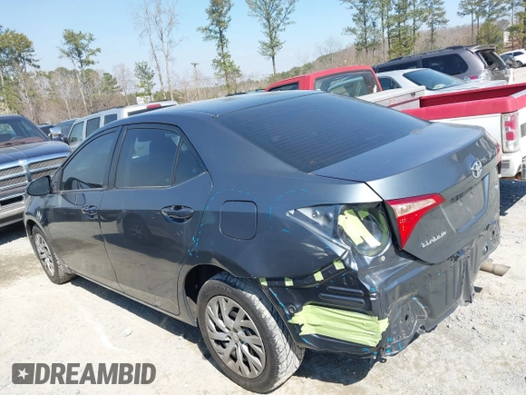 2019 Toyota Corolla L with VIN 2T1BURHE4KC134729, listed as a IAAI auction lot 41779629 with 240,685 mi miles. Bid and sale history available at carsss.com. Image 14.
