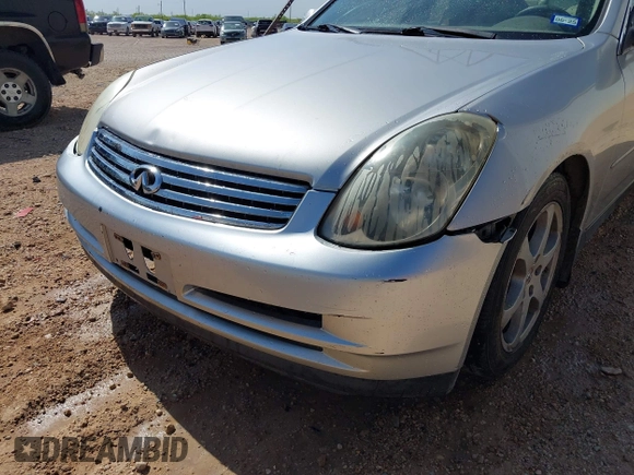 2004 Infiniti G35 w/Leather with VIN JNKCV51E24M614390, listed as a IAAI auction lot 42016569 with 229,477 mi miles and . Bid and sale history available at DreamBid. Image 12.