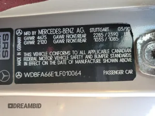 1990 Mercedes-Benz 500 с VIN WDBFA66E1LF010064, выставлен на аукционе Copart как лот 55381765 с пробегом 171 128 миль миль и Списание • Salvage title. История ставок и продаж доступна на DreamBid. Изображение 12.
