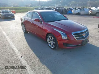 2015 Cadillac ATS Sedan Luxury RWD with VIN 1G6AB5RX7F0101320, listed as a IAAI auction lot 41851962 with 34,072 mi miles. Bid and sale history available at carsss.com. Image 1.