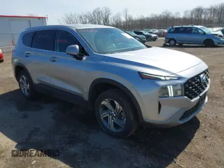 2021 Hyundai Santa Fe SE with VIN 5NMS1DAJ5MH320635, listed as a IAAI auction lot 41951050 with 26,593 mi miles. Bid and sale history available at carsss.com. Image 1.