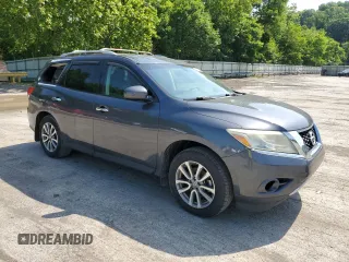 2014 Nissan Pathfinder Platinum with VIN 5N1AR2MM0EC653996, listed as a Copart auction lot 62788795 with 128,456 mi miles and Clean title. Bid and sale history available at DreamBid. Image 4.