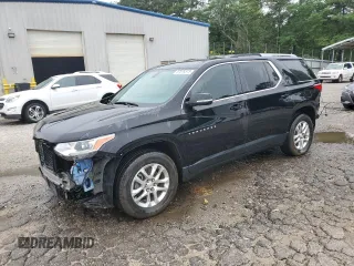 2018 Chevrolet Traverse LT Cloth with VIN 1GNERGKW9JJ238387, listed as a Copart auction lot 57574575 with 113,338 mi miles and Salvage title. Bid and sale history available at DreamBid. Image 1.
