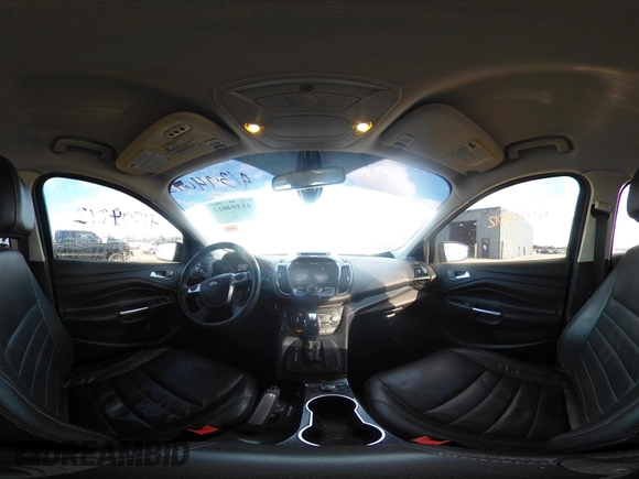 2015 Ford Escape Titanium with VIN 1FMCU0JX8FUC34459, listed as a IAAI auction lot 41394012 with 154,077 mi miles. Bid and sale history available at carsss.com. Image 18.