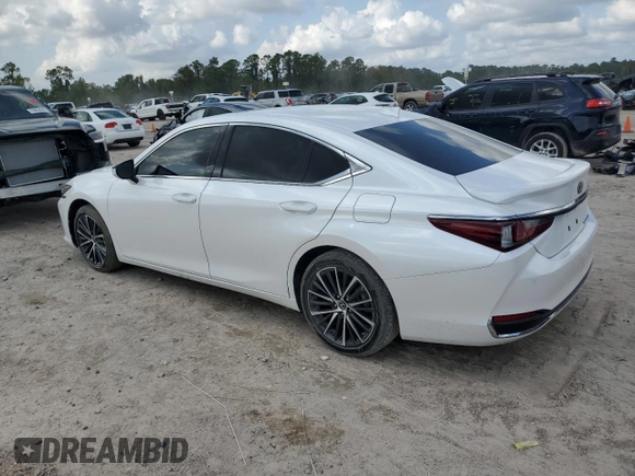 2023 Lexus ES with VIN 58ADA1C10PU027232, listed as a Copart auction lot 76584864 with 0 mi miles and Non Repairable. Bid and sale history available at carsss.com. Image 2.