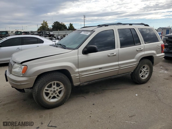 2003 Jeep Grand Cherokee Limited with VIN 1J8GW58N43C546645, listed as a Copart auction lot 77046984 with 186,039 mi miles and Clean Title. Bid and sale history available at carsss.com. Image 1.