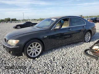 2006 BMW 7 Series 750i with VIN WBAHL83536DT03420, listed as a Copart auction lot 53840445 with Not Provided miles and Salvage Title. Bid and sale history available at carsss.com. Image 1.
