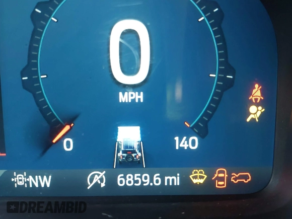 2023 Ford Bronco Raptor with VIN 1FMEE5JR7PLC04106, listed as a IAAI auction lot 42316422 with 6,859 mi miles and . Bid and sale history available at DreamBid. Image 16.