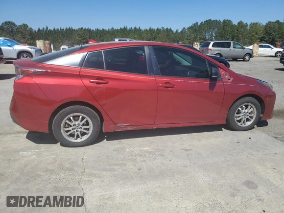 2016 Toyota Prius Four with VIN JTDKARFUXG3516895, listed as a Copart auction lot 50698235 with 301,125 mi miles and Salvage Title. Bid and sale history available at carsss.com. Image 3.