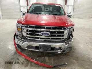 2021 Ford F-150 XL with VIN 1FTFW1E57MKE11716, listed as a Copart auction lot 61458915 with 47,080 mi miles and Salvage title. Bid and sale history available at DreamBid. Image 5.