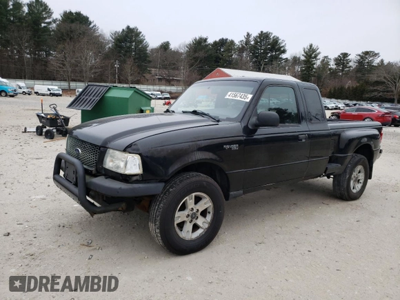 2003 Ford Ranger XL Fleet with VIN 1FTZR15E53PB60958, listed as a Copart auction lot 41567435 with 214,001 mi miles and Clean Title. Bid and sale history available at carsss.com. Image 1.
